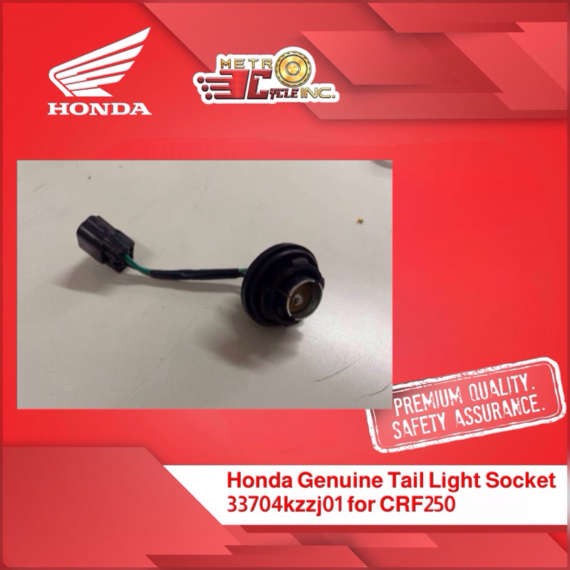 Honda Genuine Tail Light Socket 33704kzzj01 for CRF250 Shopee Philippines