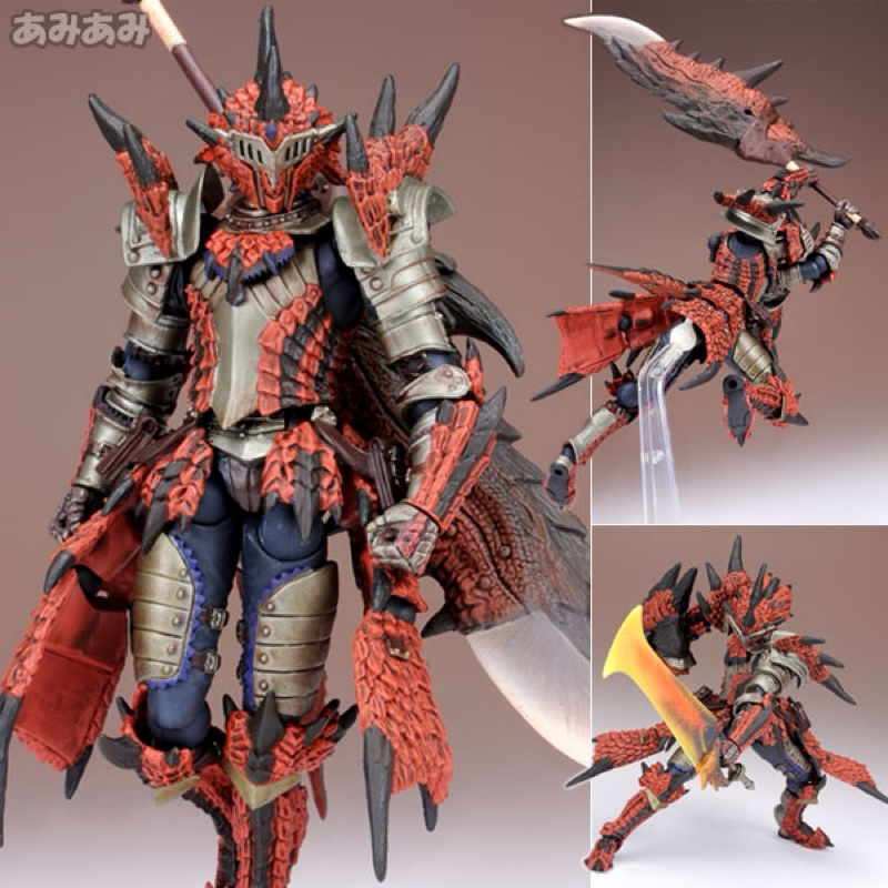Hunter Swordsman Rathalos Series Revoltech Poseable Action Figure by ...