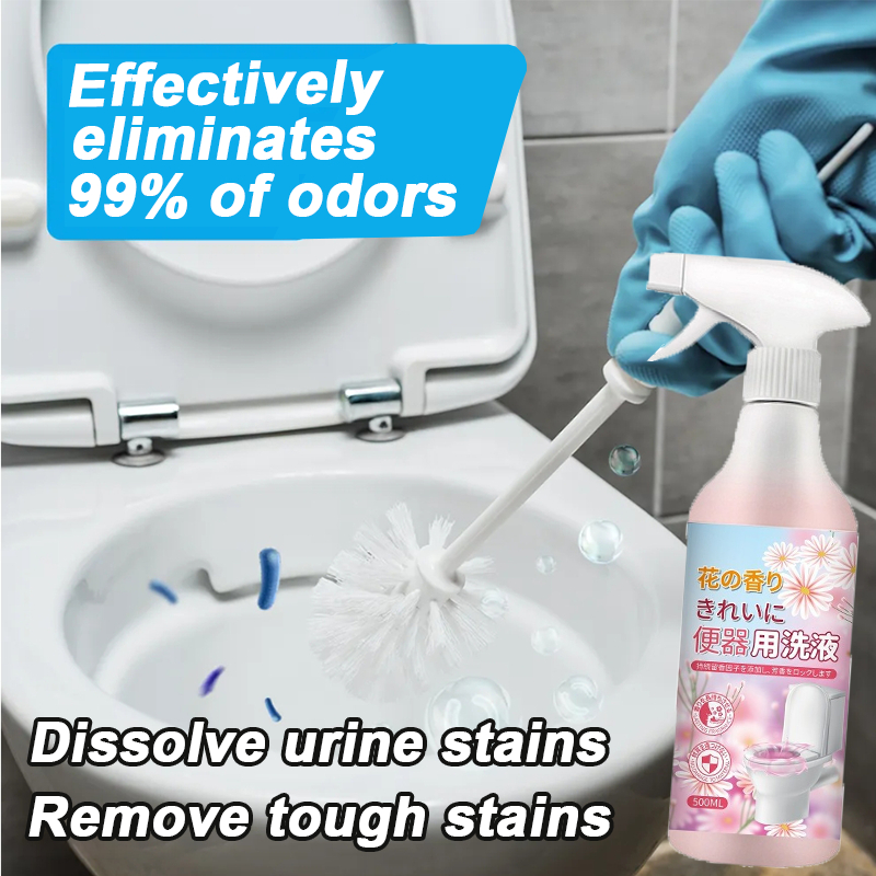 Toilet cleaning spray Floral scent toilet deodorizer Can quickly