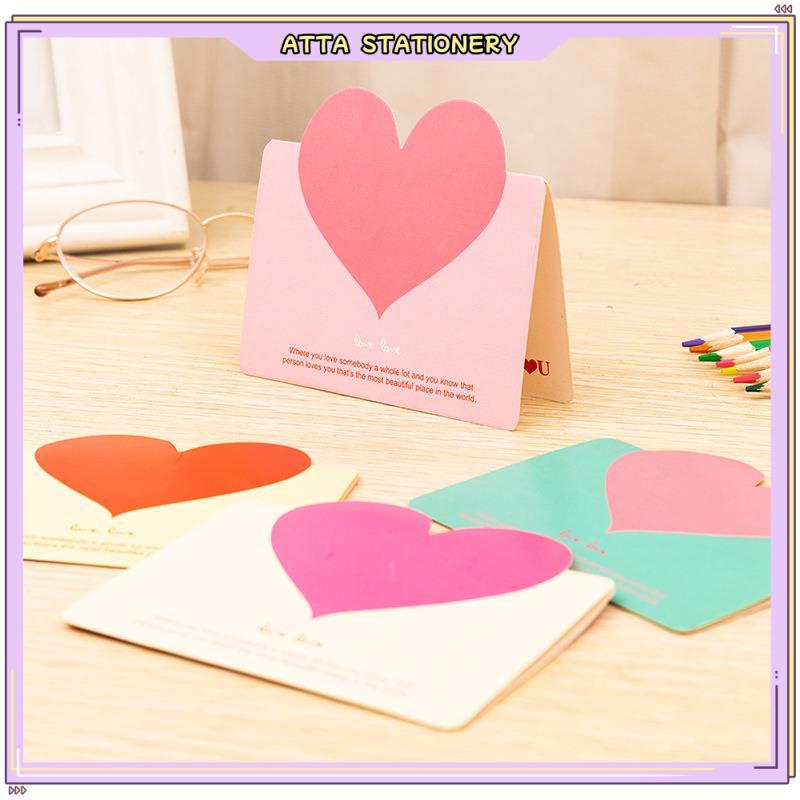 1PC/10PC Mini Heart Greeting Card Teachers' Day Mother's Day Valentine ...