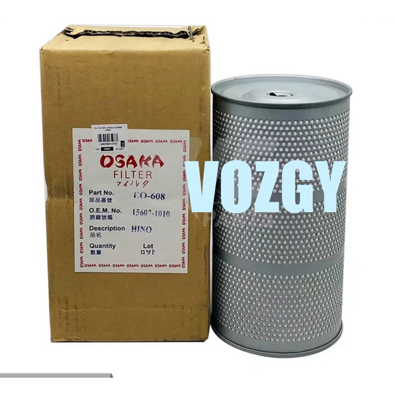 EO-608 O-1305 OIL FILTER 15607-1010 / 15607-1011HINO TRUCK/BUS: (EF-300 ...