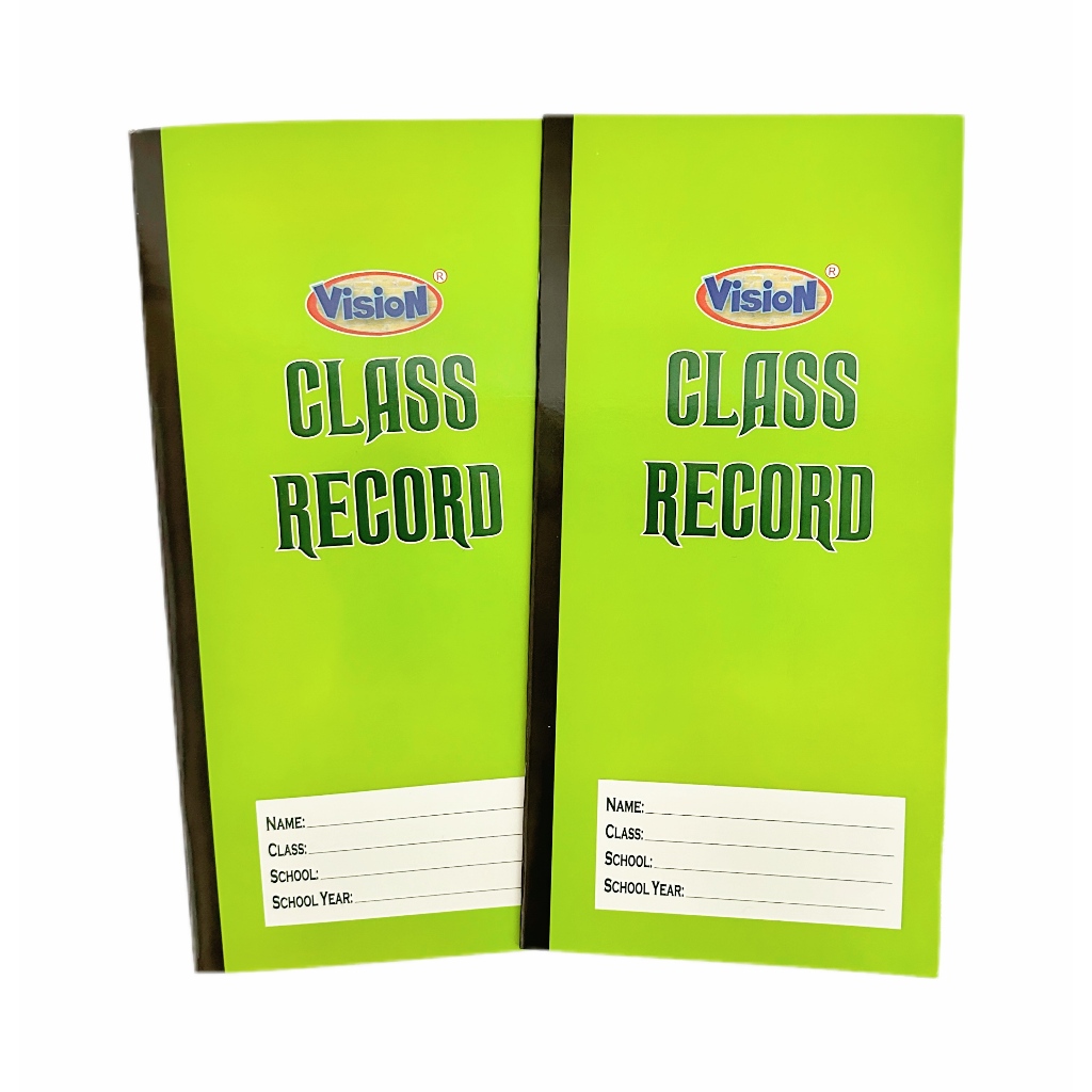 25 PCS Vision Class Record 52.3 GSM 30 Leaves | Shopee Philippines