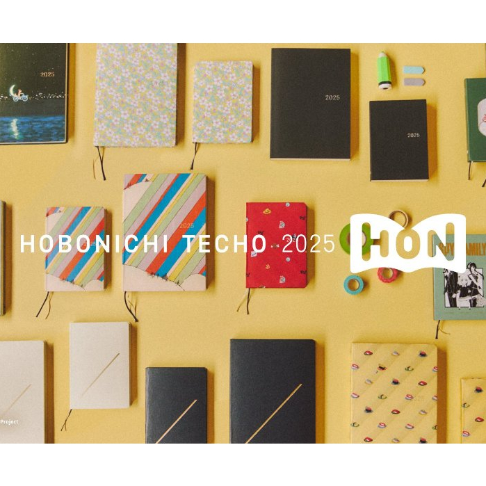 Hobonichi Techo 2025 HON Art Design [A6/1 day per page/January/Monday ...