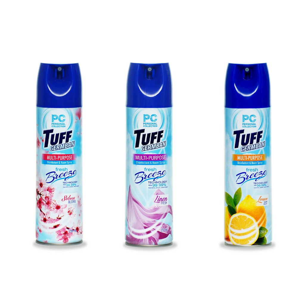 KM Tuff Germban Multi-Purpose Fresh Breeze Disinfectant & Room Spray ...