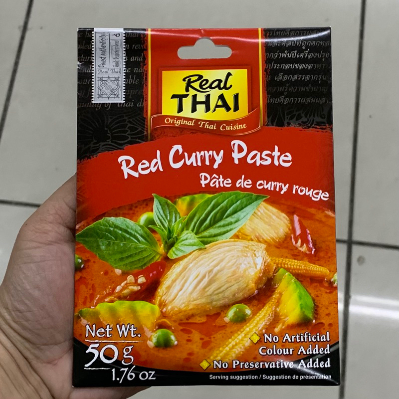 REAL THAI RED CURRY PASTE 50g | Shopee Philippines