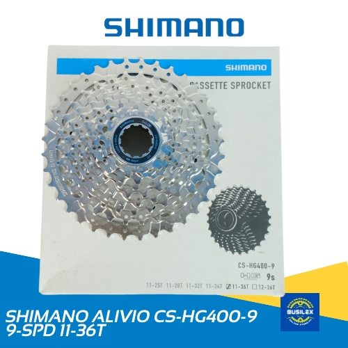Shimano 8/9-speed cassette cogs CS-HG400-8/9 speed 11-28,32,34,36T  (Road/MTB Compatible)