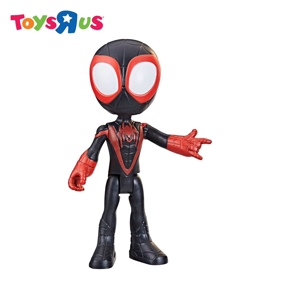 Marvel Spidey Action Figure Miles Morales 4'' - Supereroi Per Bambini, Ispirato Alla Serie Disney Jr.