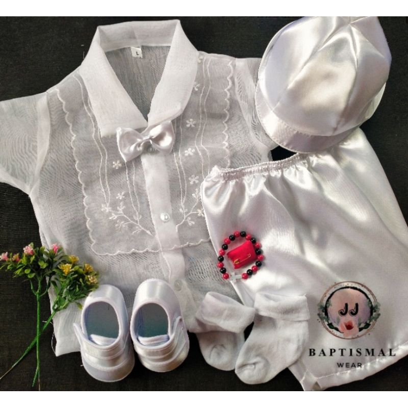 Baptismal Barong (Christening Clothes) Shopee Philippines