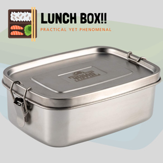 2.2L Stainless Steel Insulated Lunch Box 3 Layer Student Adult