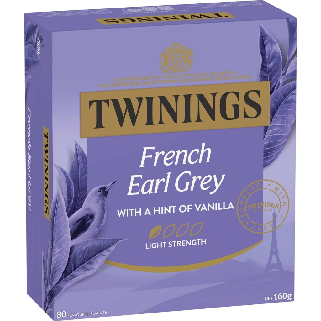 Twinings French Earl Grey 80 tea bags (expiry January 30, 2026
