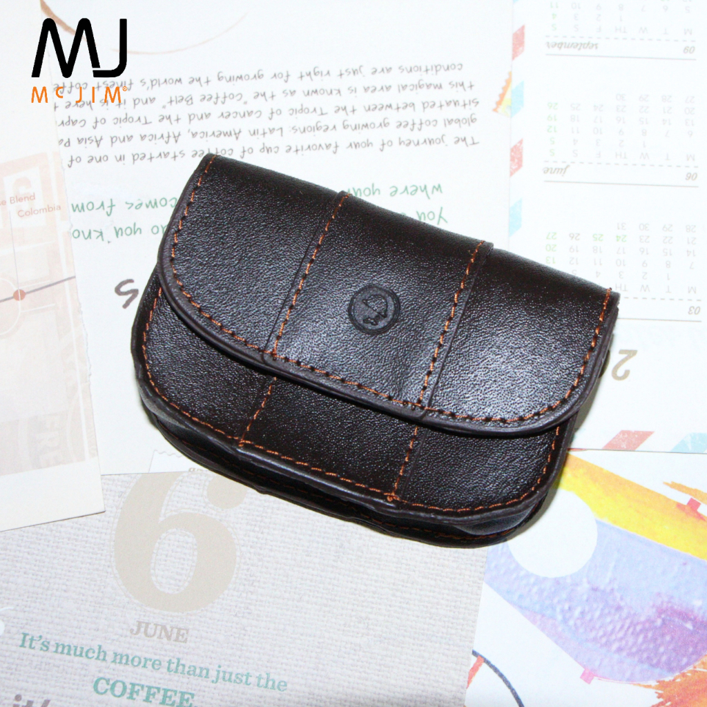 Mj By Mcjim Leather Coin Purse Shopee Philippines