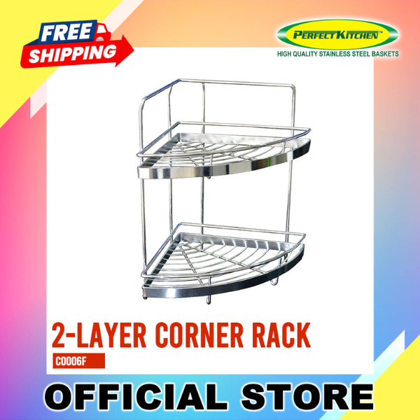 Perfect Kitchen Corner Rack | Shopee Philippines