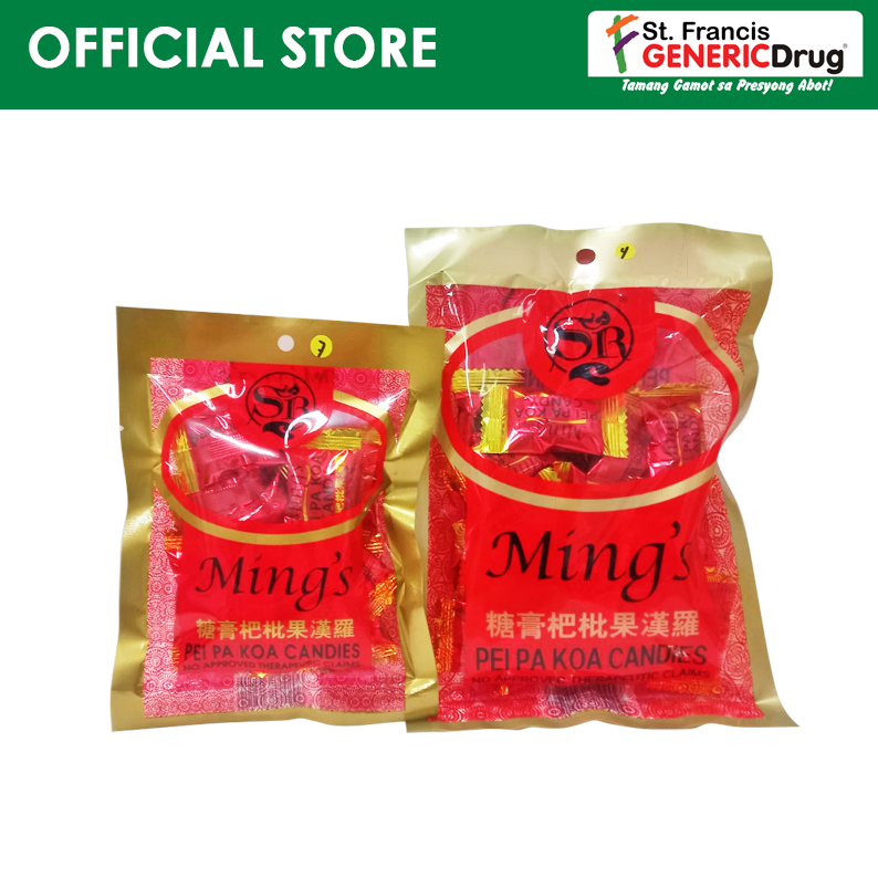 Ming's Pei Pa Koa Candies (60g / 120g) | Shopee Philippines