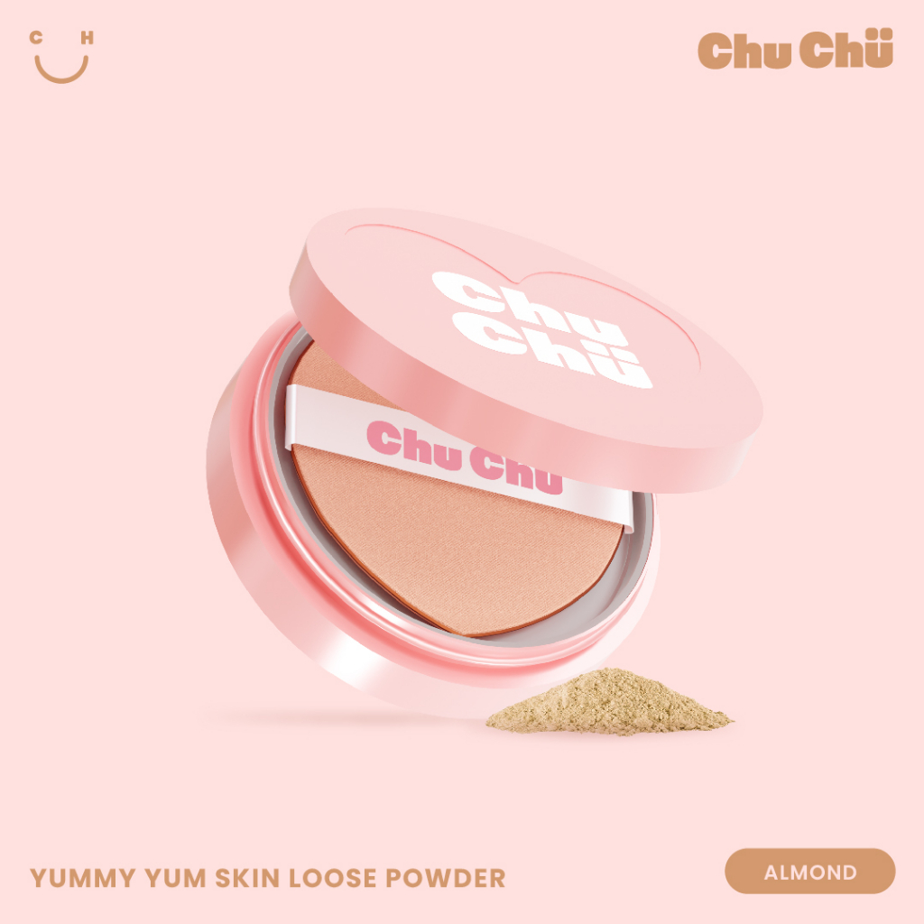 Chu Chu Beauty Yummy Yum Skin Loose Powder in Almond | Shopee Philippines