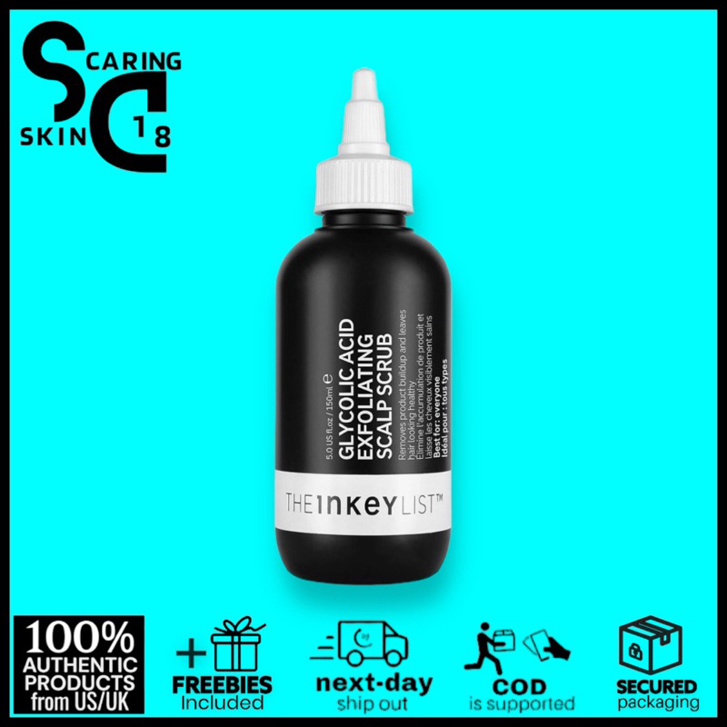 The Inkey List Glycolic Acid Exfoliating Scalp Scrub 150ml By Skincaring18 Shopee Philippines 9146