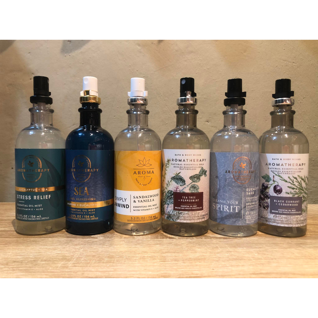 SALE! Aroma Therapy Essential Mist /Bath and Body Works | Shopee ...