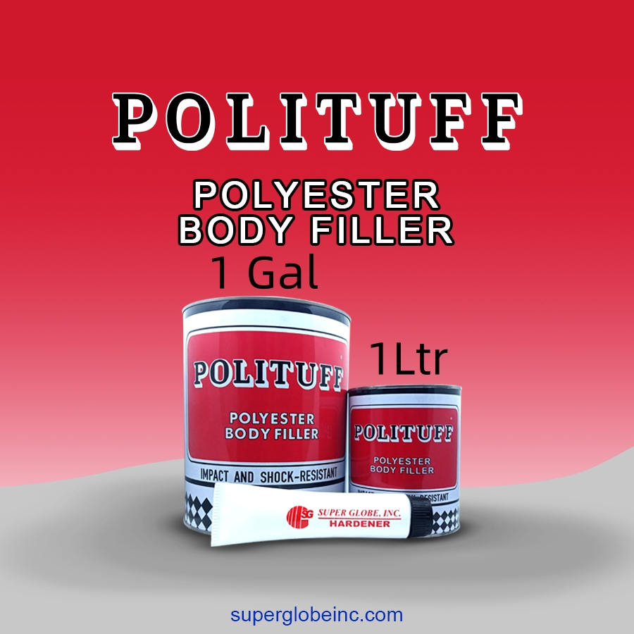 Polituff Polyester Body Filler with Hardener Pangmasilya Gallonlit Shopee Philippines