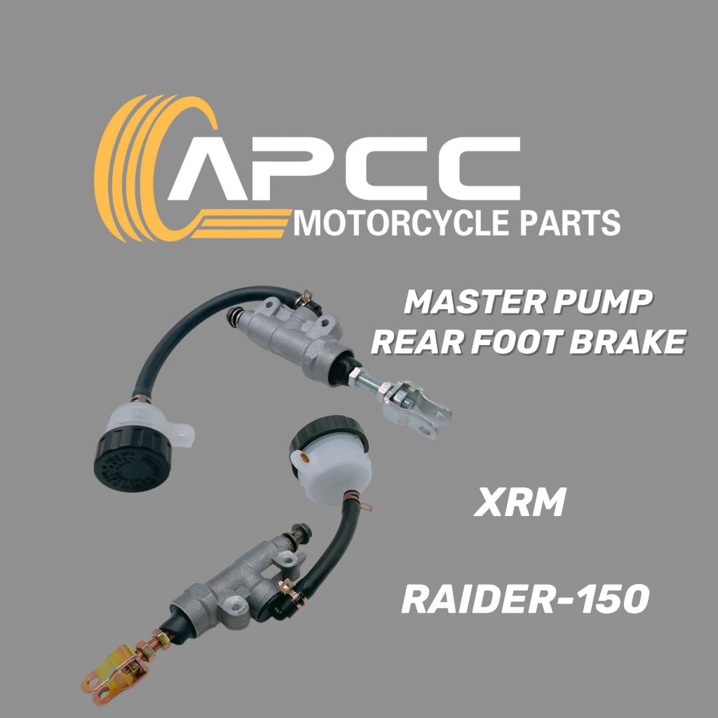 motorcycle XRM/RAIDER 150 rear foot brake master hydraulic pump rear