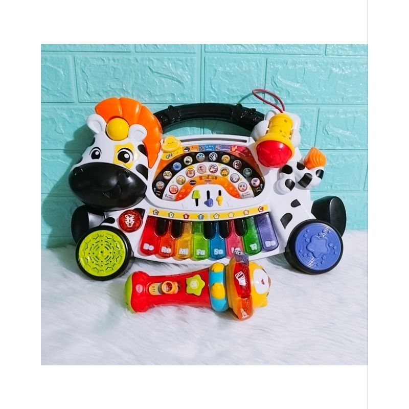 Vtech Zoo Jamz Piano And Zoo Jamz Microphone 