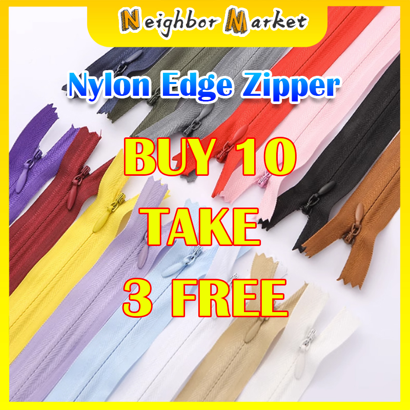 8/ 18/ 22 Inch Invisible Zippers DIY Coil Zipper Tailor Shopee