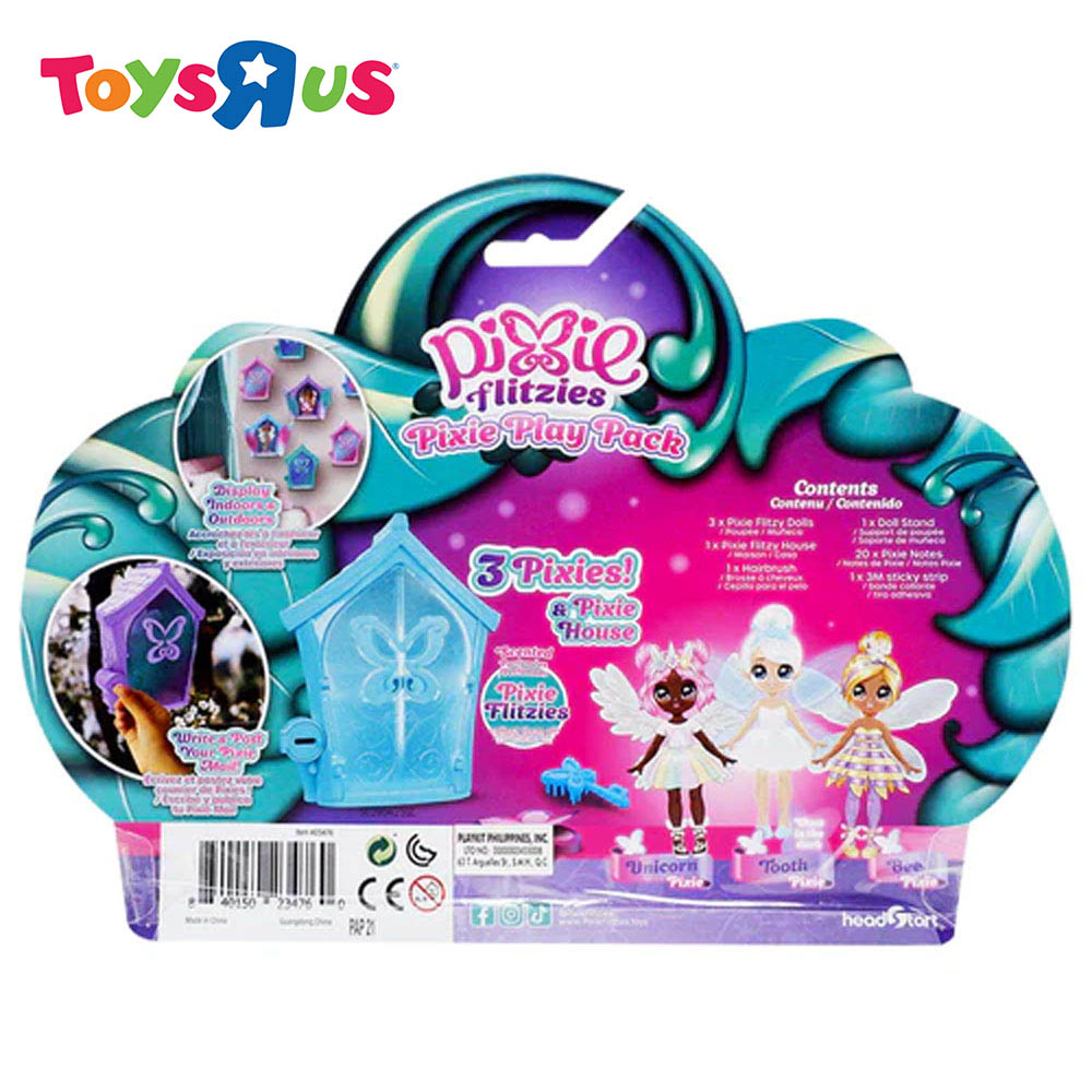 Pixie Flitzies Pixie Play Pack (Unicorn Pixie, Tooth Pixie, Bee Pixie ...