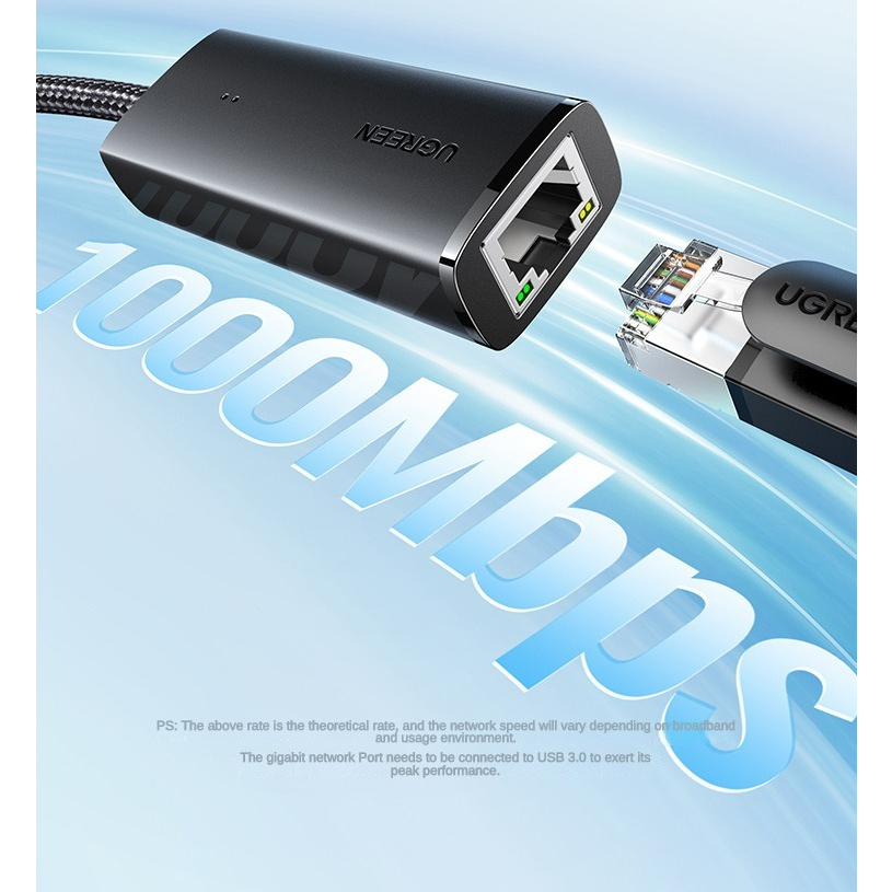 UGREEN Laptop Network Adapter USB 3.0 to RJ45 Lan Gigabit