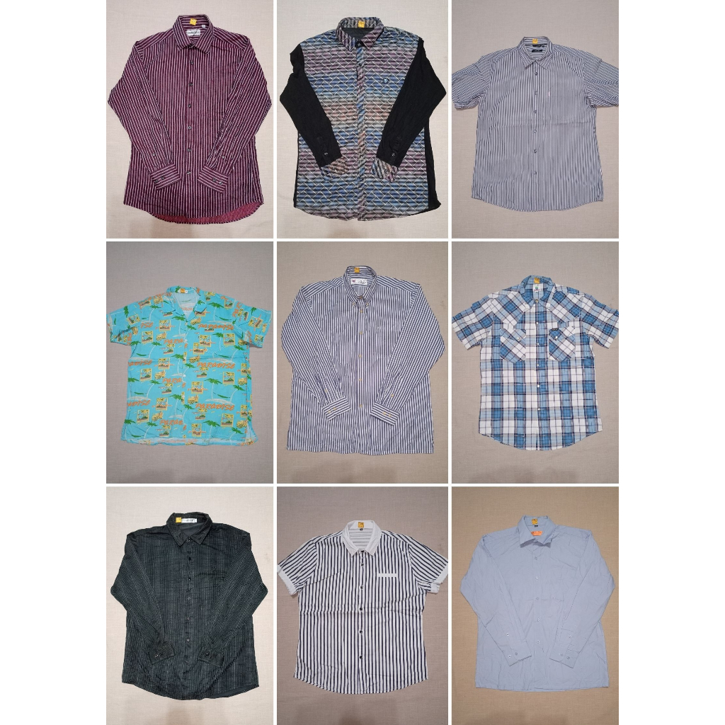 Polo (Mix Short and Long Sleeves) (Preloved for Men) (Y051-Y100 ...