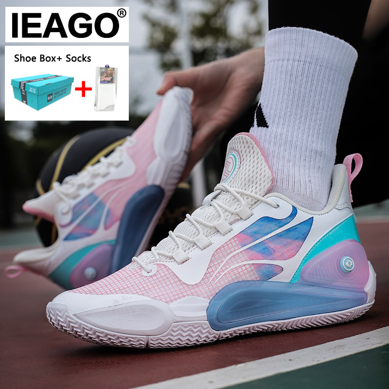 IEAGO Original Kevon Looney High top Spike Basketball Shoes for Men ...