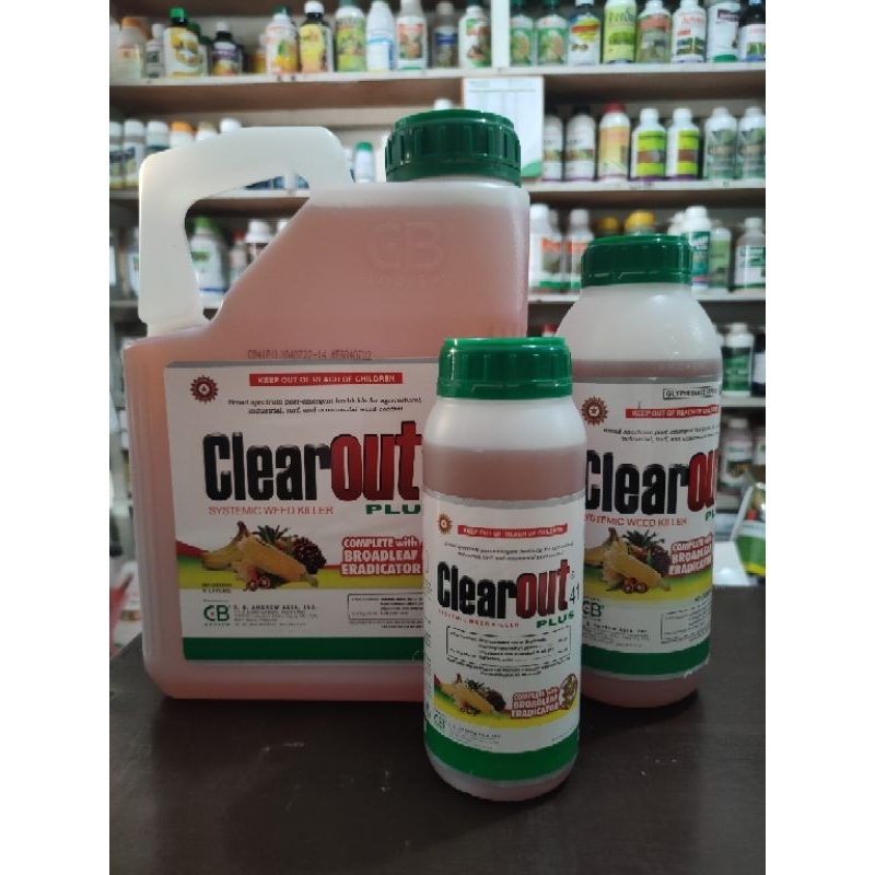 Clearout 41 Plus l Herbicide l Pamatay Damo | Weed and Grass Killer ...