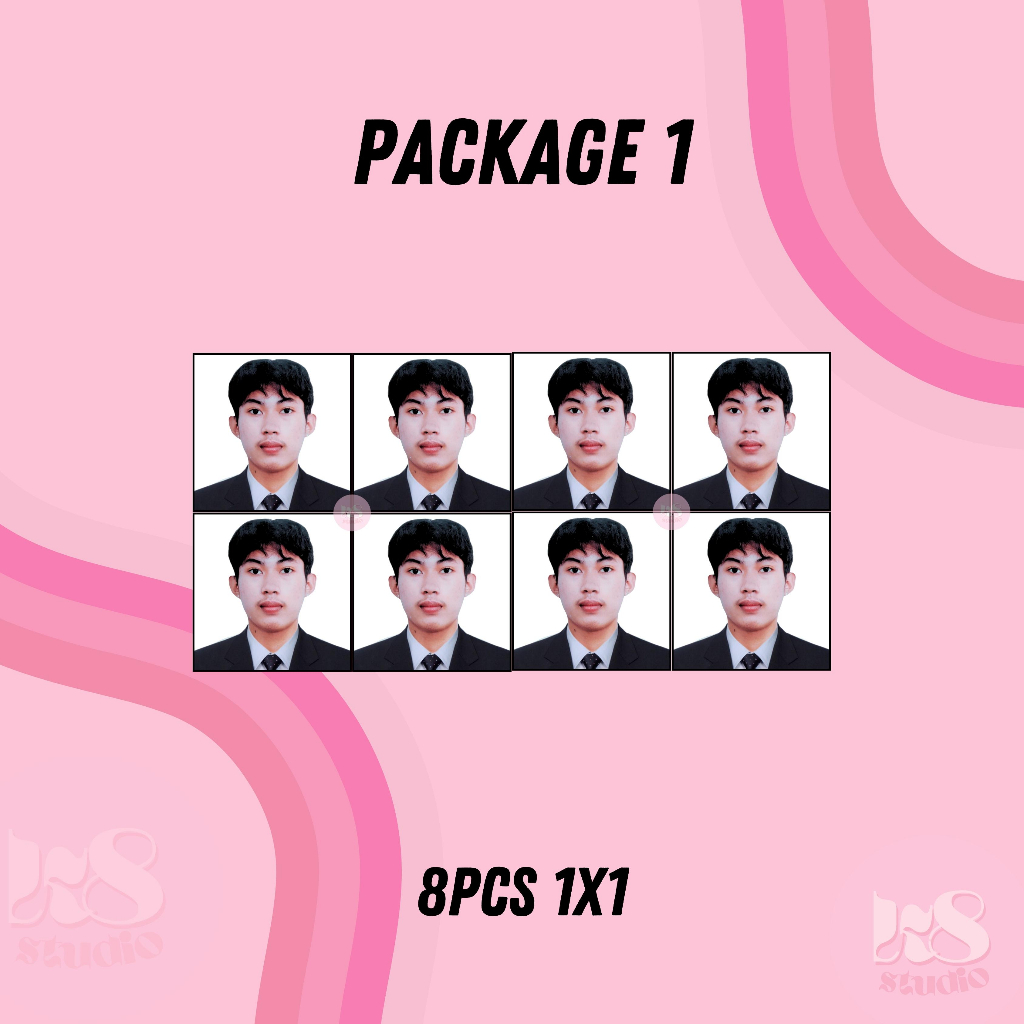 Ink8 Id Pictures Package Photo Printing 1x1 2x2 Passport Size Photo Shopee Philippines 8544