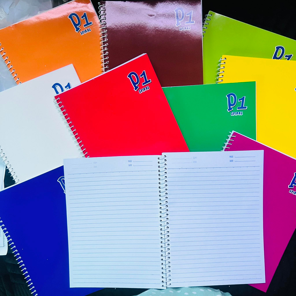 Spiral Notebook Color Coded 80 Leaves 148mm x 200mm (SOLD PER PIECE ... 