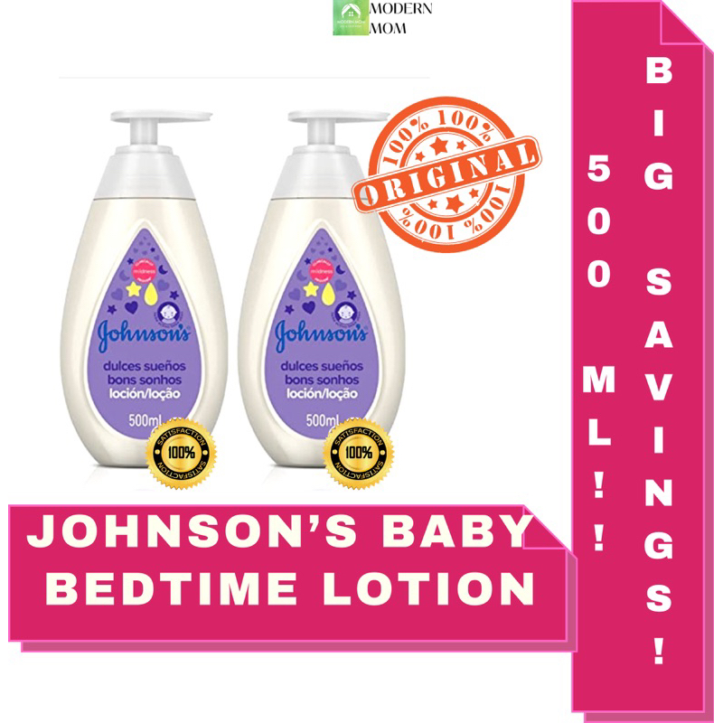 Johnson's Baby Bedtime Lotion 500ML!! Made in Italy! Shopee Philippines