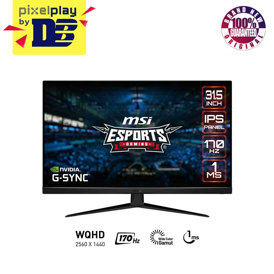 MSI G321Q 31.5" WQHD Flat IPS 170Hz 1ms MPRT GSync Compatible eSports