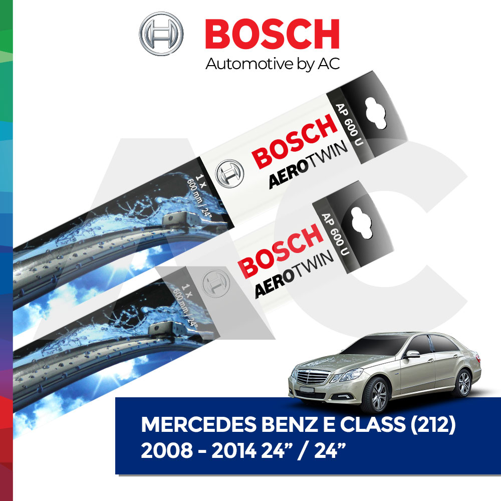 BOSCH AEROTWIN PLUS FLATBLADES WIPER SET FOR MERCEDES BENZ E CLASS (212