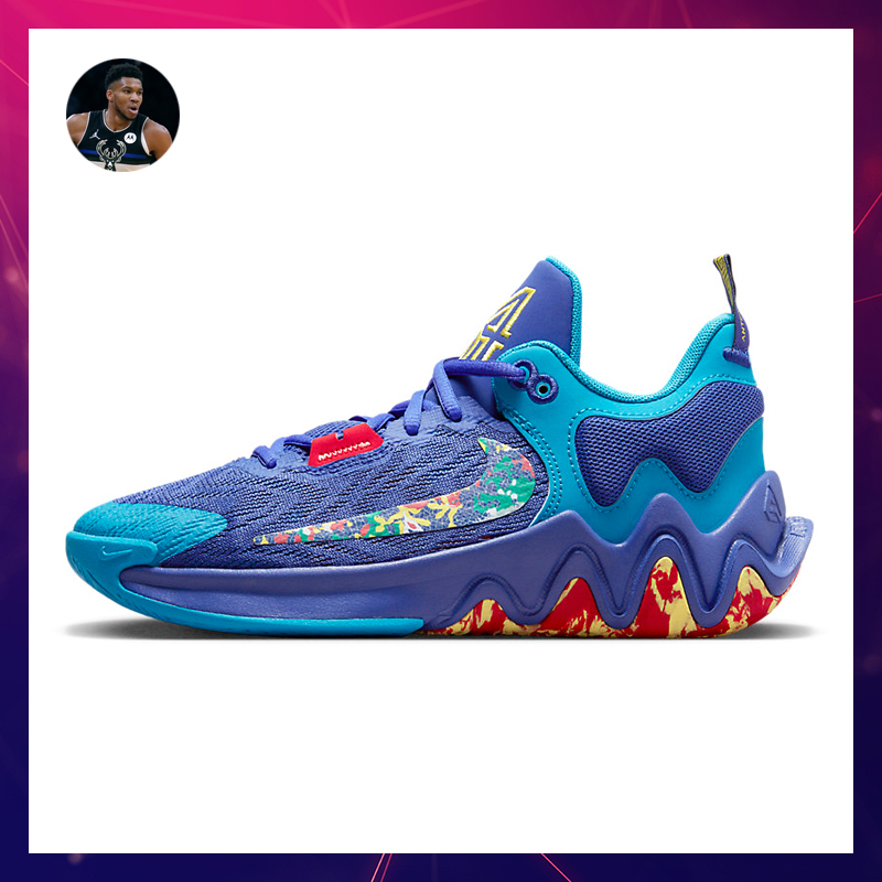 Giannis Immortality 2 OEM Basketball Shoes For Men High Quality Sneakers With Spike_Blue Red