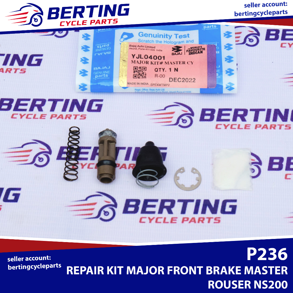 REPAIR KIT MAJOR FRONT BRAKE MASTER Rouser NS200 200NS NS200 Genuine YJL04001 Shopee Philippines