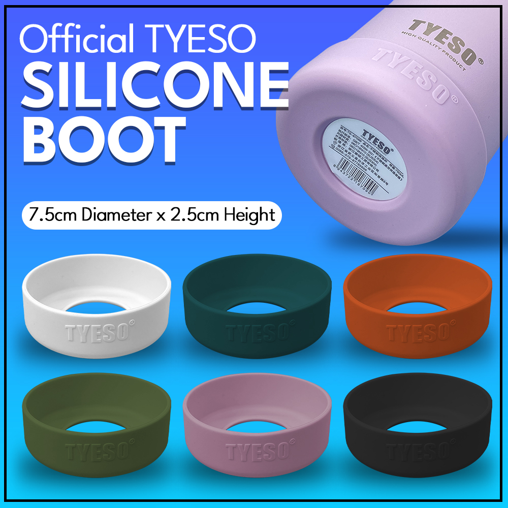 Tyeso Tumbler Accessories Tyeso Silicone Boot for Tyeso Tumbler 530ml/750ml  Protective Silicone Boot for Tyeso Tumbler Anti-Slip Bottom Sleeve Cover  for Water Bottle Compatible with Hydro Flask, Simple Modern and Aquaflask  Bottles