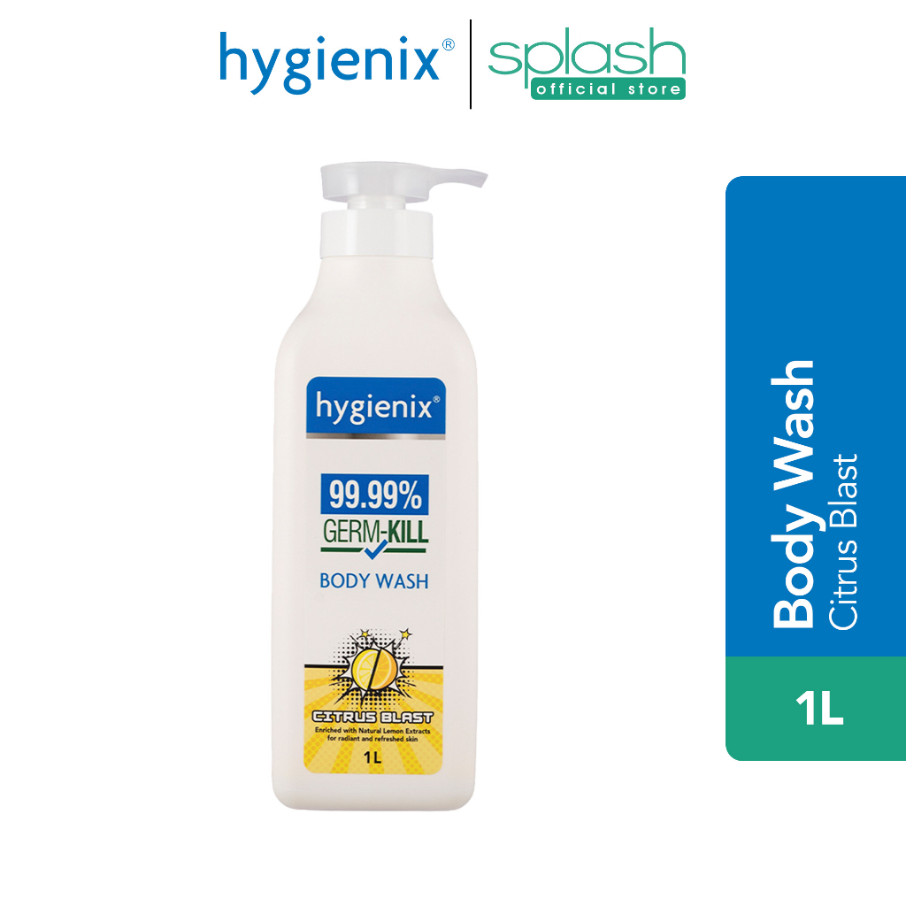 Hygienix AntiBacterial Body Wash Moisturizing Liquid Soap Citrus
