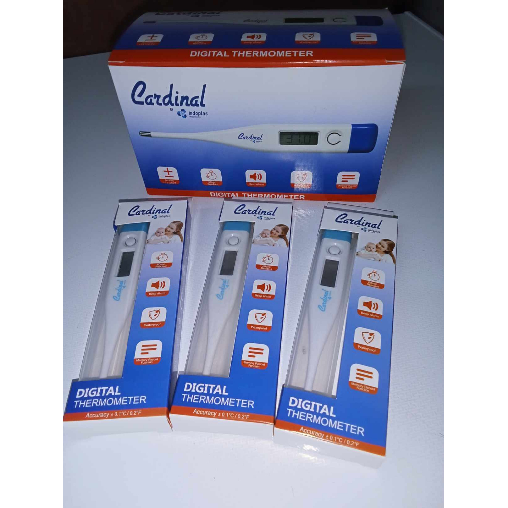 24 HOURS SHIP OUT CARDINAL Digital Thermometer with Automatic Alarm