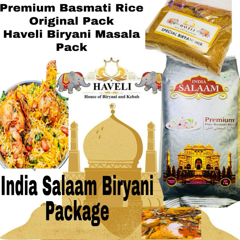 India Salaam Biryani Package Basmati Rice And Biryani Masala Pack Shopee Philippines