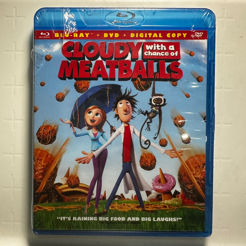 Cloudy With A Chance Of Meatballs Blu-ray Movie (Sealed And New ...