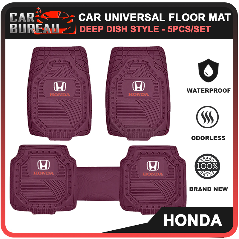 HONDA Heavy Duty Universal Car Floor Mat DEEP Dish Carmatking