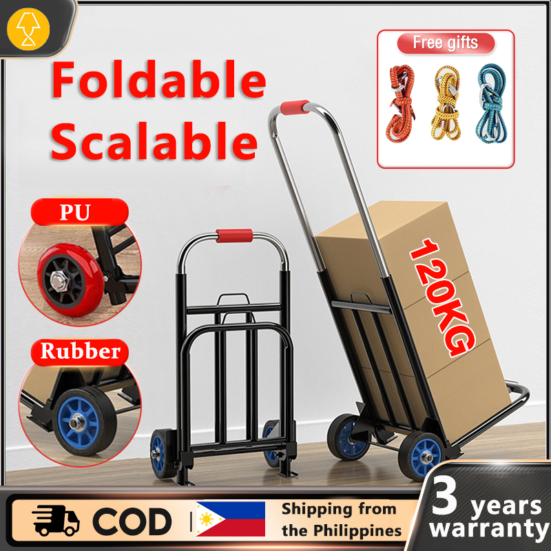 trolley cart Bearing 80 catties, send 3 ropes foldable trolley cart ...