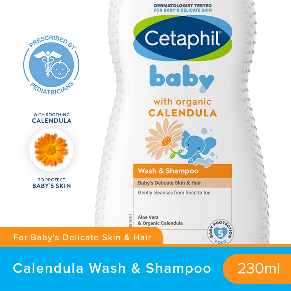 Cetaphil Baby Gentle Wash with Organic calendula, 221,1 gram