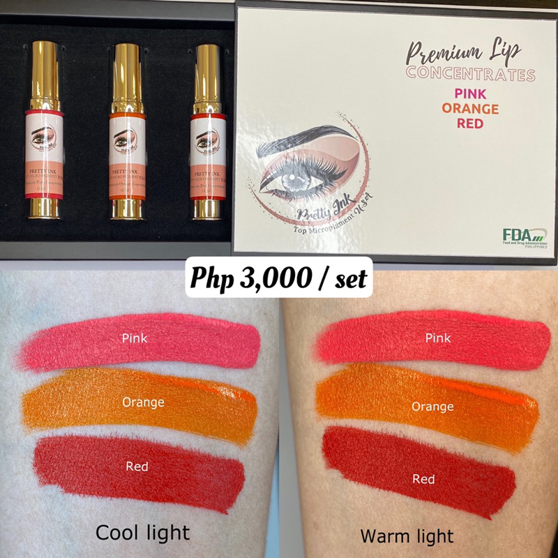 Premium Lip Concentrates Trio Collection | Shopee Philippines