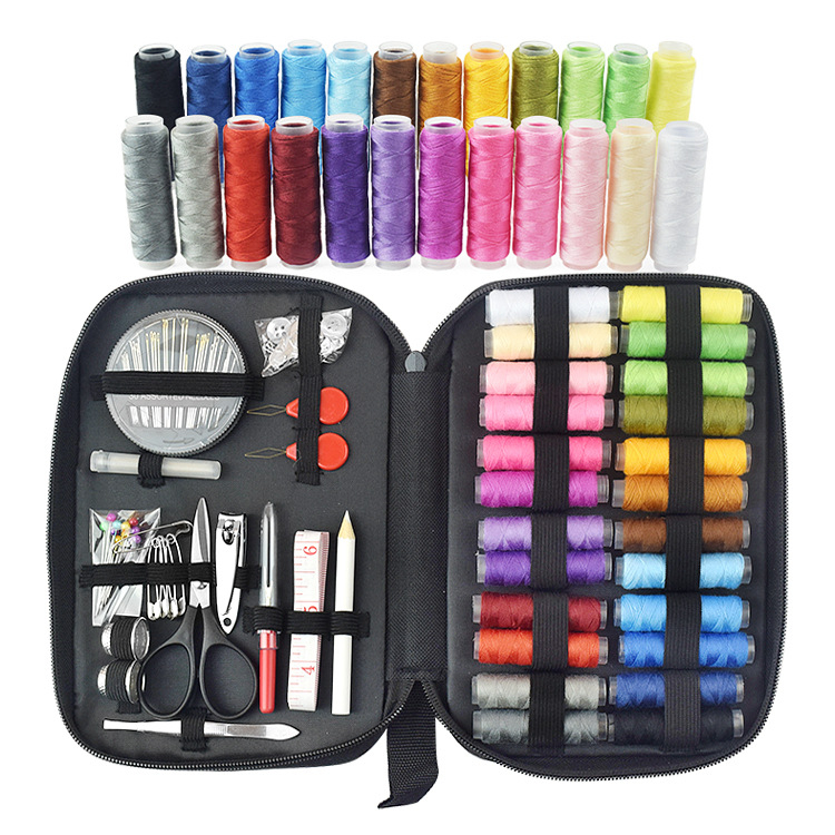 Portable Travel Sewing Box Needles Tools Stitching Embroidery Craft ...