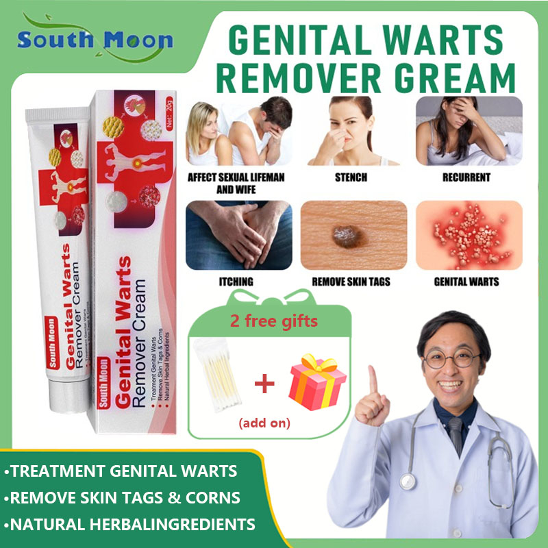 South Moon Genital Warts Remover Original Ointment Genital Herpes Genital Condyloma Wart Removal