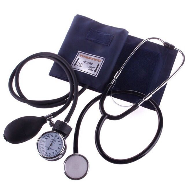 Paramed Sphygmomanometer, Upper Arm Manual Blood Pressure Cuff 8.7 - 16.5 inch, Stethoscope Not Included, Black