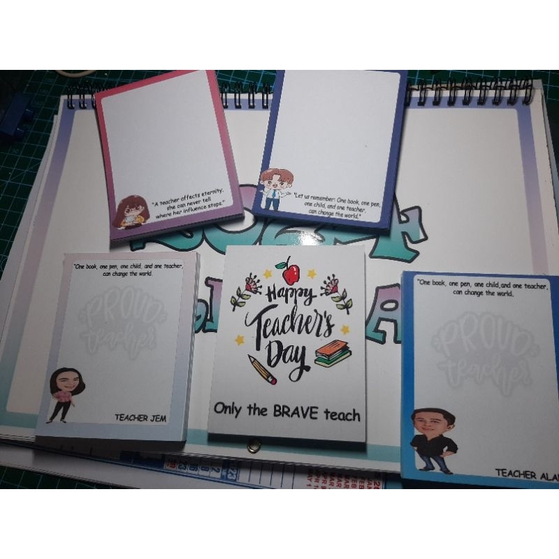 Teacher's day personalized notepads Shopee Philippines