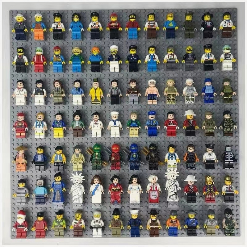 50Pcs Random MiniFigures Small Particle 10PCS Mini Figure for Building ...